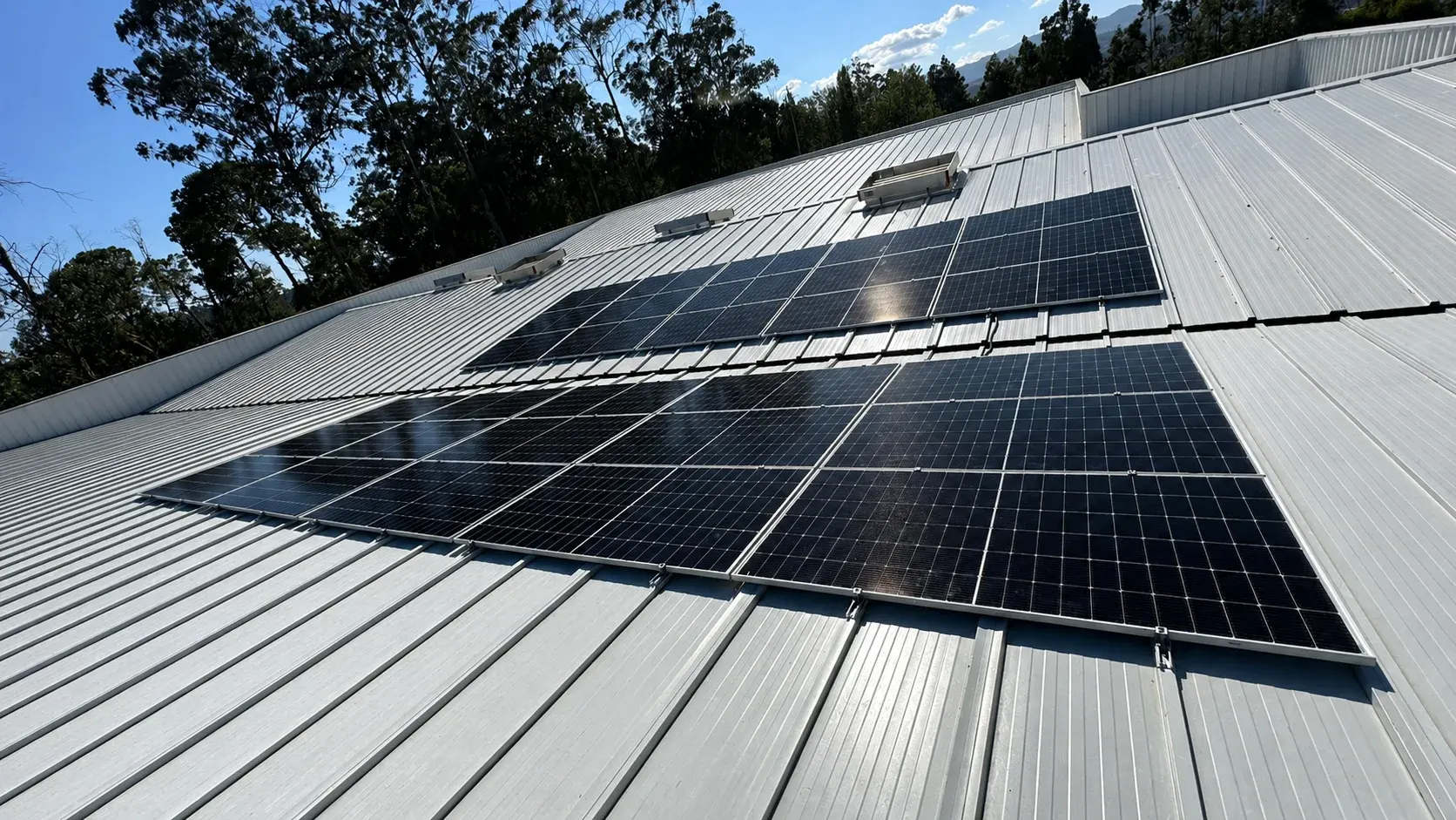 Photovoltaic installation at Campocheio, in Figueiró.