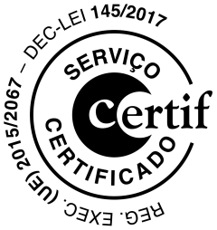 Certif Certified Service seal (DEC-LEI 145/2017)