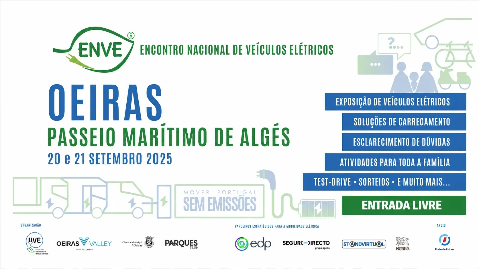 A Enbiente no Encontro Nacional de Veículos Elétricos 2025