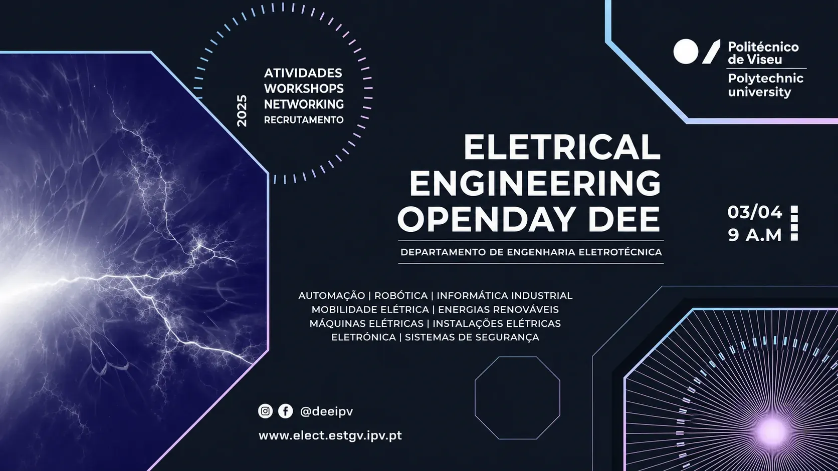 A Enbiente no Electrical Engineering Open Day DEE 2025
