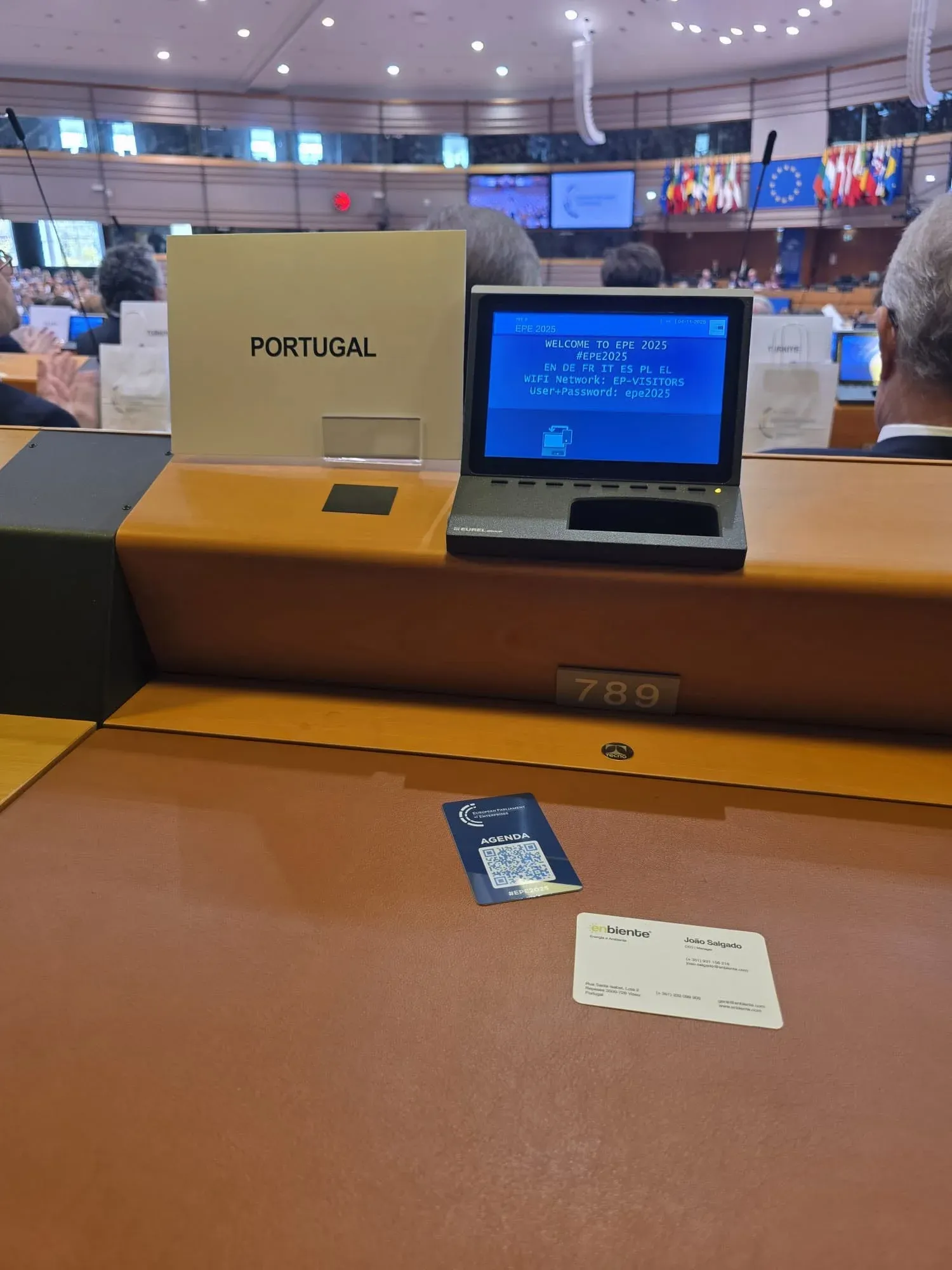 A Enbiente no Parlamento Europeu de Empresas 2025 - foto 1