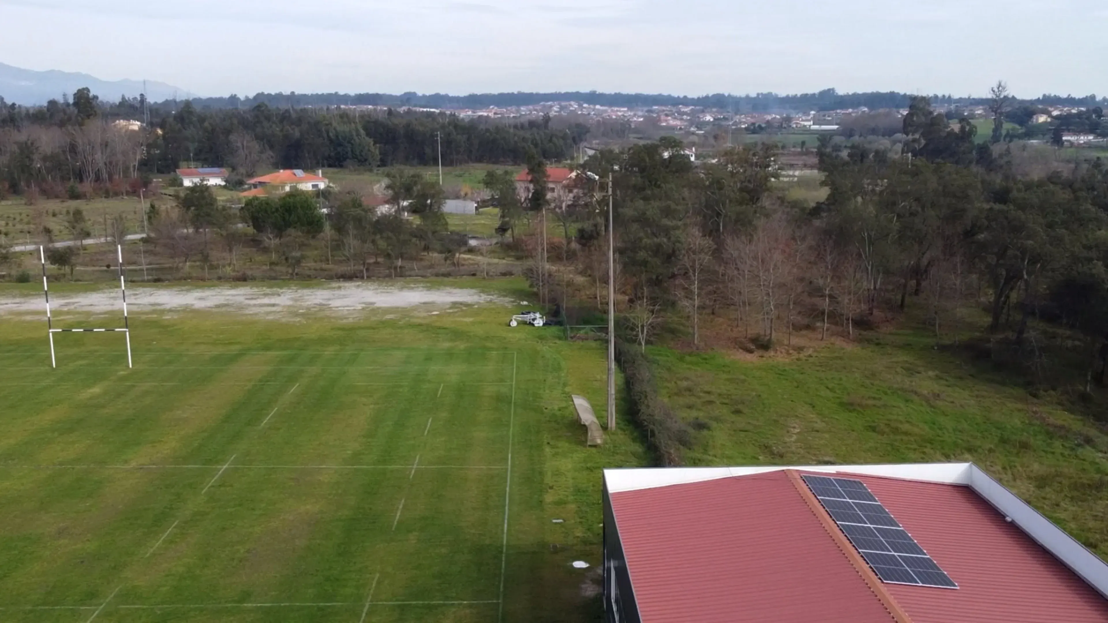 Photovoltaic and energy efficiency installation at Rugby Clube de Tondela.