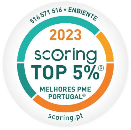 scoring TOP 5% Best SMEs Portugal 2023 seal