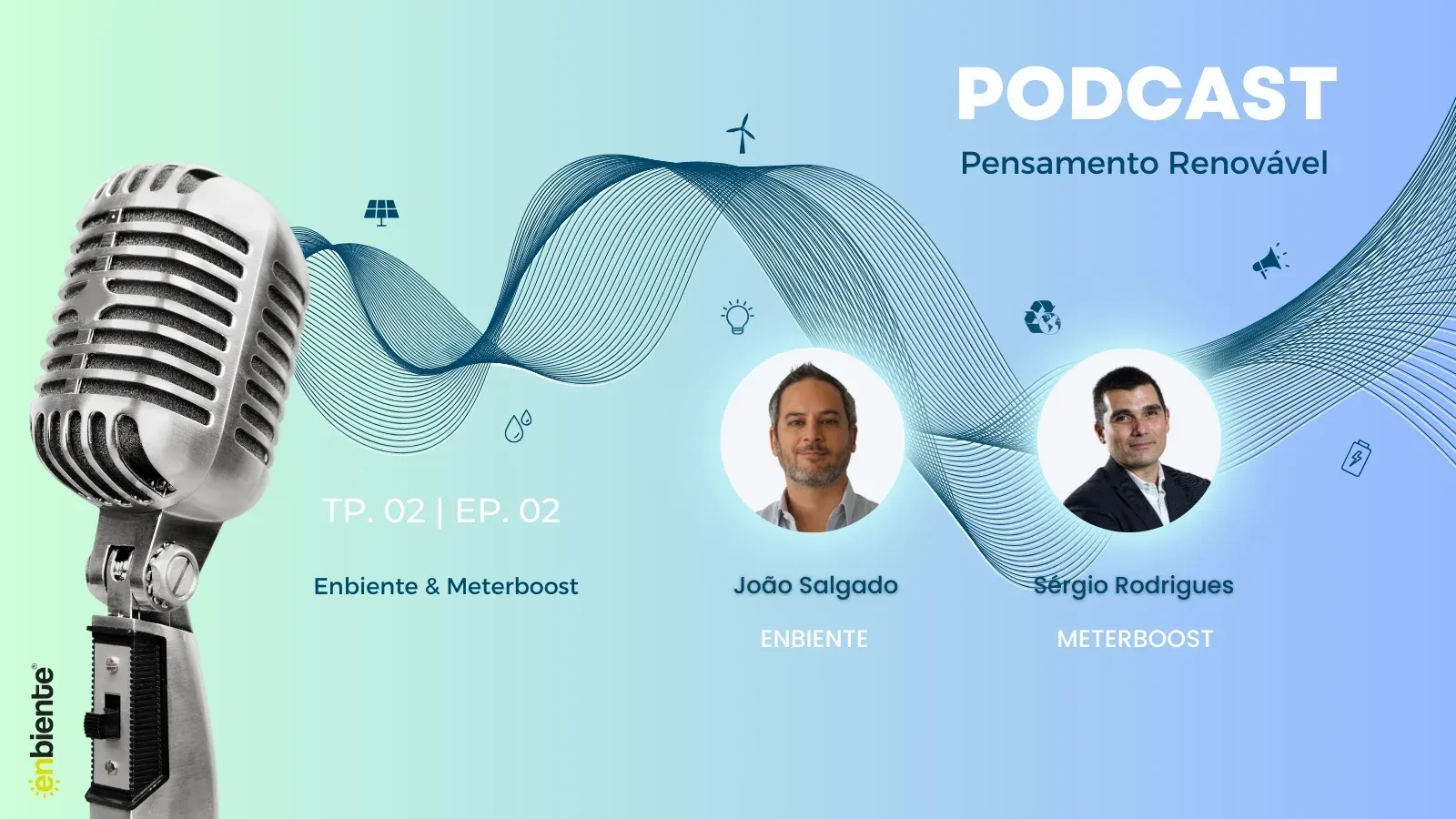 Capa do episódio: Pensamento Renovável T2 E2 - Baterias de lítio, racional económico, apoios, mitos e vantagens