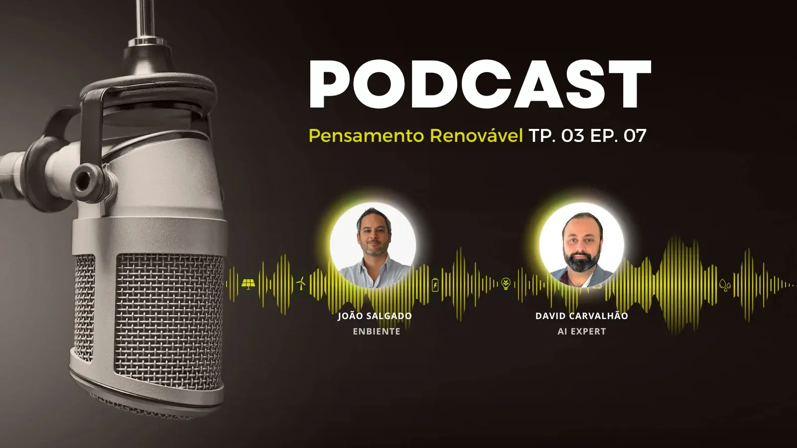 Capa do episódio: Pensamento Renovável T3 E7 - A Inteligência Artificial tem o potencial para ser a maior burla da história?